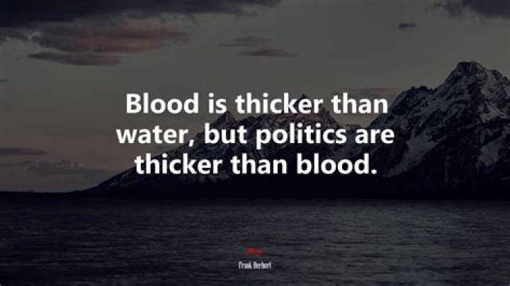 Blood is thicker than water full quote: What It Actually Means & History