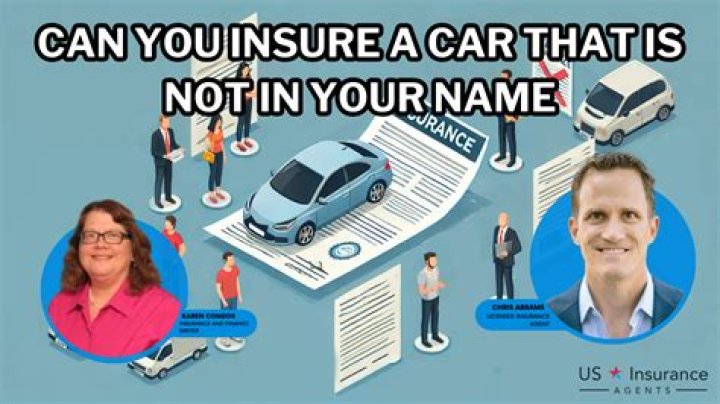 Can I insure a car without an address?