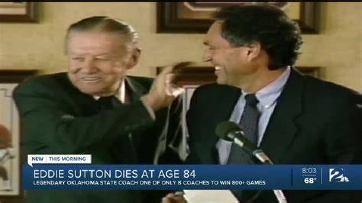 Eddie Sutton dies at 84; longtime coach received Hall of Fame honor in