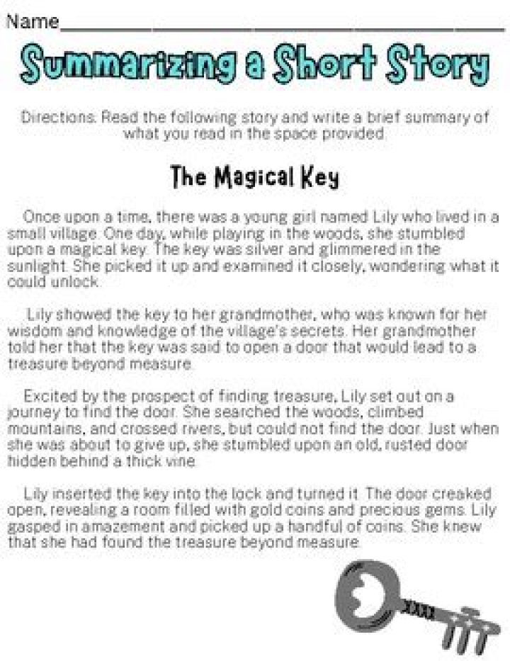 Masterful Guide To Summarizing Short Stories